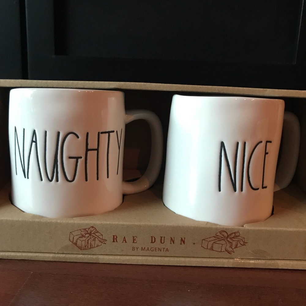 Rae Dunn Holiday Mugs